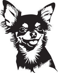 illustration of cute chihuahua dog