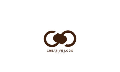 COC Abstract initial monogram letter alphabet logo design