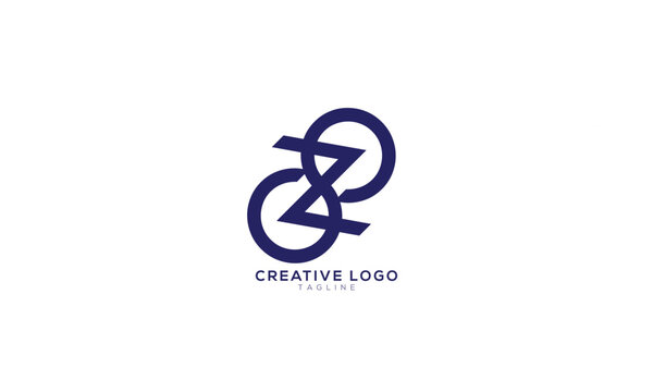 ZOO SZ ZS 8Z Abstract initial monogram letter alphabet logo design