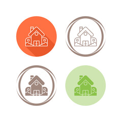 Retirement Home Vector Icon