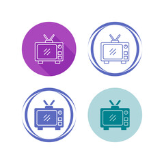 Television Vector Icon