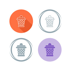 Dustbin Vector Icon