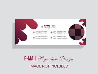 A professional email signature design to enhance your brand's communication. Ideal for businesses, our customizable templates ensure a polished and cohesive look.