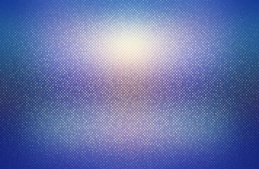 Sanded grid cover blue glass polished background. Noise grain half translucent texture.