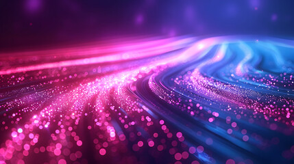 Abstract technology background of high speed global data transfer, ultra fast broadband and connection, digital cyber tech motion