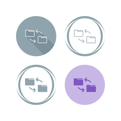 File Transfer Vector Icon