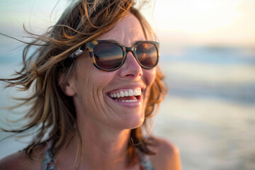 People in connection with nature, enjoying beautiful summer spring day weekend, made with Generative AI tools