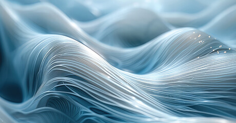 Produces a similar fiber winding effect. Generative AI.