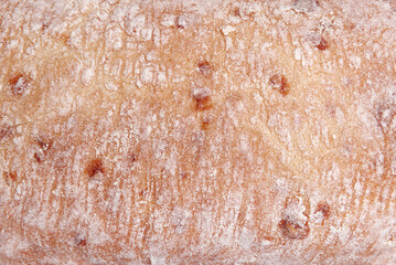 bread crust white baked loaf background