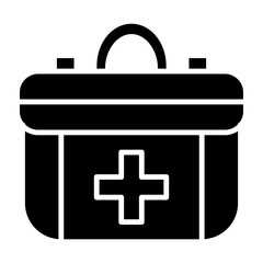 First Aid Kit Glyph Icon