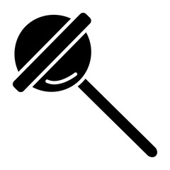 Lollipop Glyph Icon
