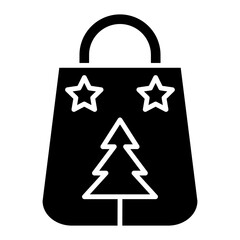 Shopping Bag Glyph Icon
