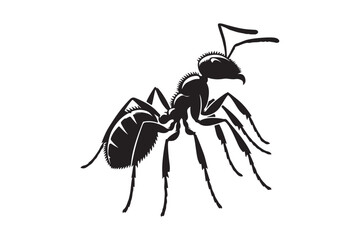 Animal silhouette vector image illustration.