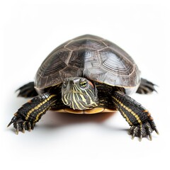 Obraz premium a Turtle isolated on white Background
