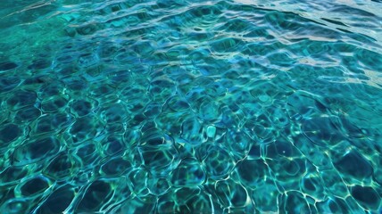 Obraz premium Crystal Clear Sea Waves