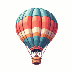 Air ballon vector on white background