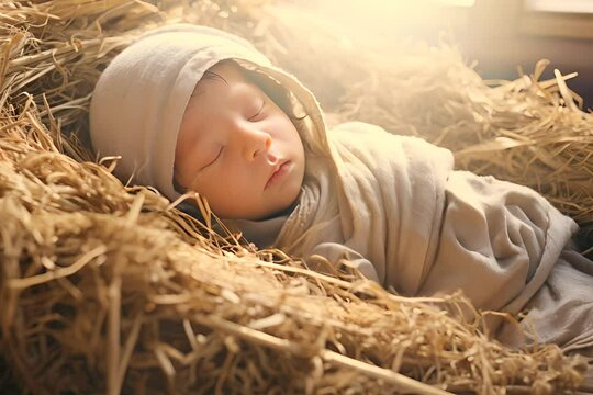 nativity of Jesus on background