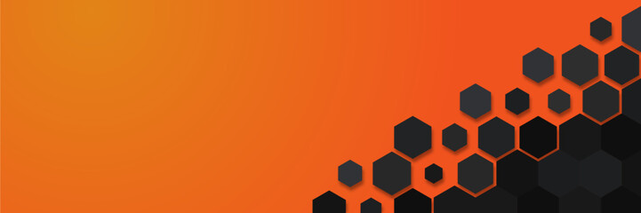 background design with hexagonal halftone pattern