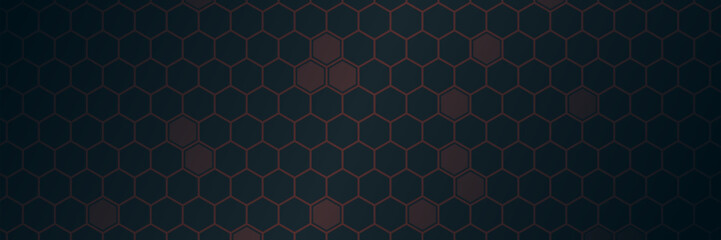 background design with a hexagon pattern
