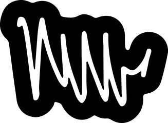 Scribble Vector Silhouette