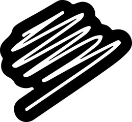 Scribble Vector Silhouette