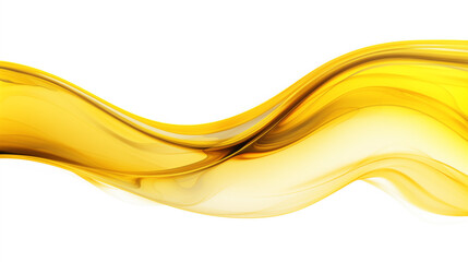 abstract yellow wave background with smooth lines and highlights