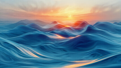 Backdrops that promote mental and emotional well-being through calming, flowing and repetitive designs include serene landscapes and abstract shapes that create a sense of relaxation. Generative AI