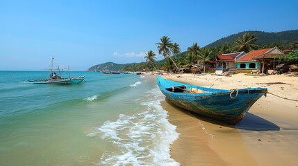 boat on the beach