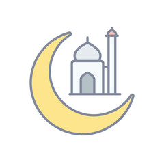 Eid al fitr vector icon