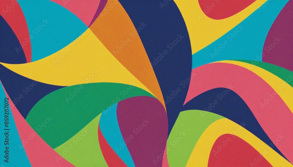 Poster squiggles and colors: a collection of retro-inspired patterns