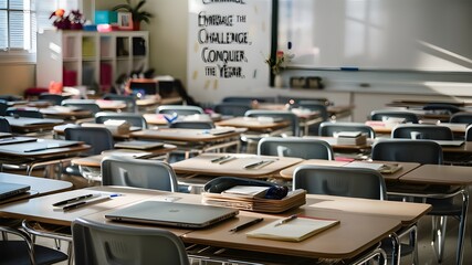 students in classroom at school