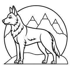 Dog breeds coloring pages