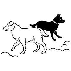 Dog breeds coloring pages