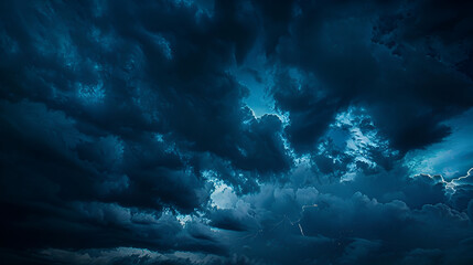 Obraz premium a dramatic night sky, cinematic