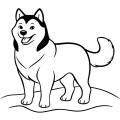 Dog breeds coloring pages