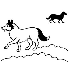 Dog breeds coloring pages