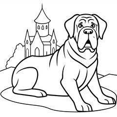 Dog breeds coloring pages