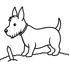 Dog breeds coloring pages
