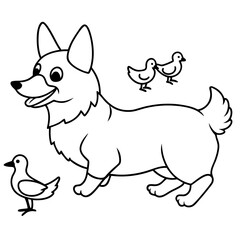Dog breeds coloring pages