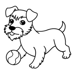 Dog breeds coloring pages