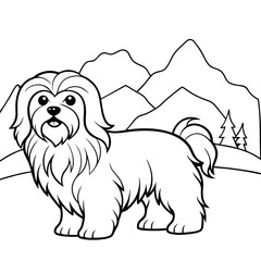 Dog breeds coloring pages