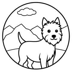 Dog breeds coloring pages