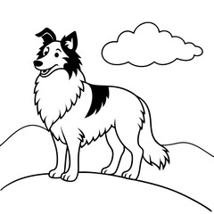 Dog breeds coloring pages