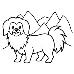 Dog breeds coloring pages