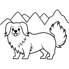 Dog breeds coloring pages
