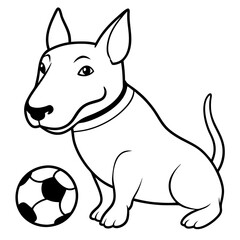 Obraz premium Dog breeds coloring pages