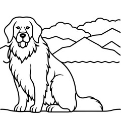 Dog breeds coloring pages