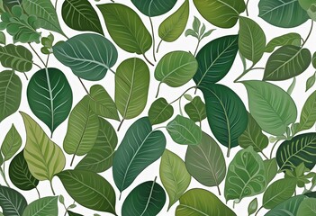 Botanical Masterpiece: A Serene and Stylish Artistic Expression