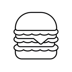burger vector icon