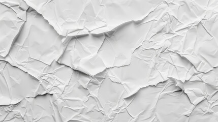 Fototapeta premium Abstract white paper texture up close